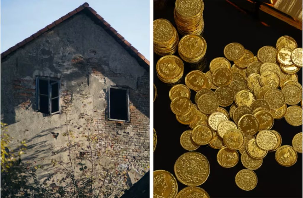 Za zdí našel cenný poklad v hodnotě 2 miliard liber, ale nedovolil mu ho odnést.