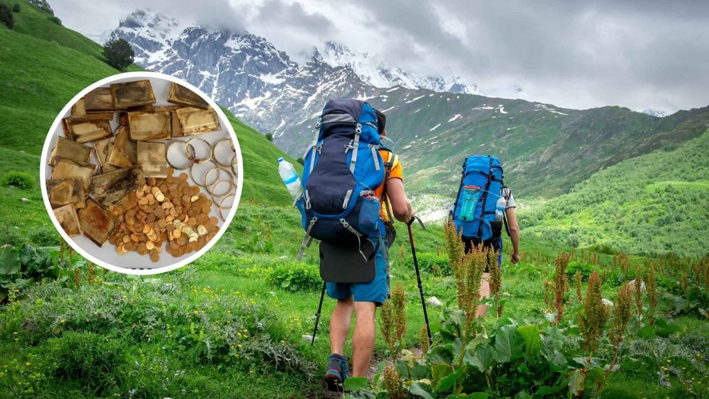 Turisté se náhodou stávají lovci pokladů: najdou rezavou bednu, ve které je poklad v hodnotě 340 000 dolarů.