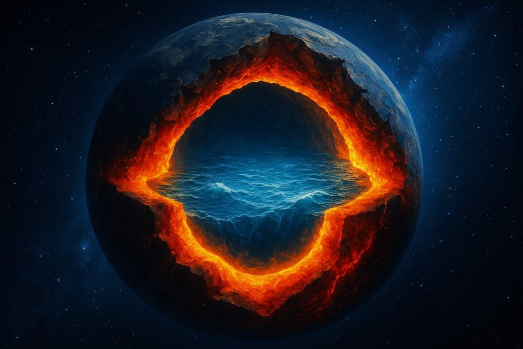 Jules Verne měl pravdu! Vědci objevili oceán hluboko pod zemí, což zpochybňuje naše chápání vesmíru