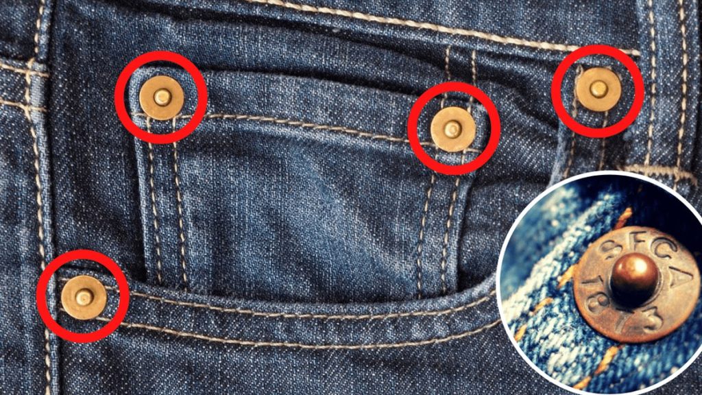 Málokdo ví: jaká je hlavní funkce kovových knoflíků na džínách?