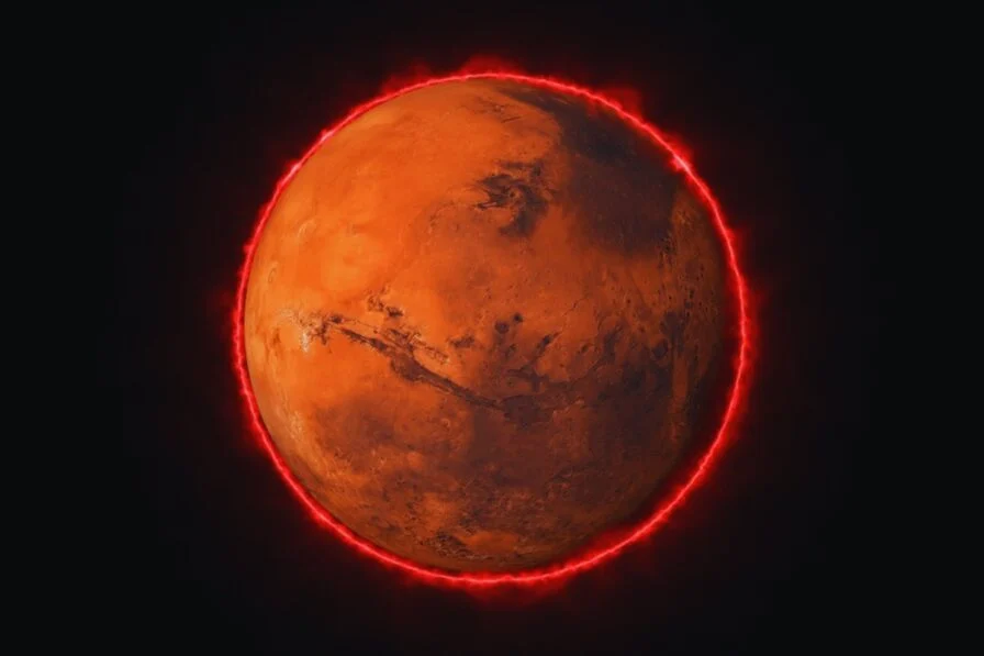 Z mraků Marsu se vynořilo něco obrovského a NASA to stihla zachytit právě včas.