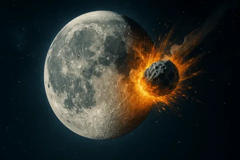 Vědci bijí na poplach: pravděpodobnost srážky asteroidu s Měsícem v roce 2032 roste.